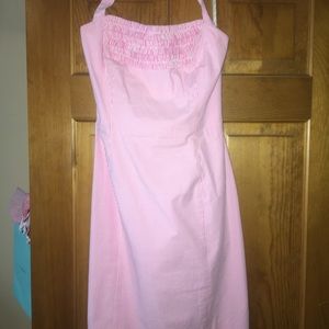 Lilly Pulitzer pink and white dress